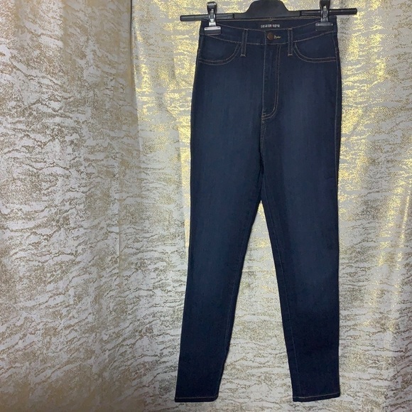 FASHION Nova Dark Wash Power Moves High-Rise Skinny Jeans Size 3 -W 25 - Picture 4 of 15